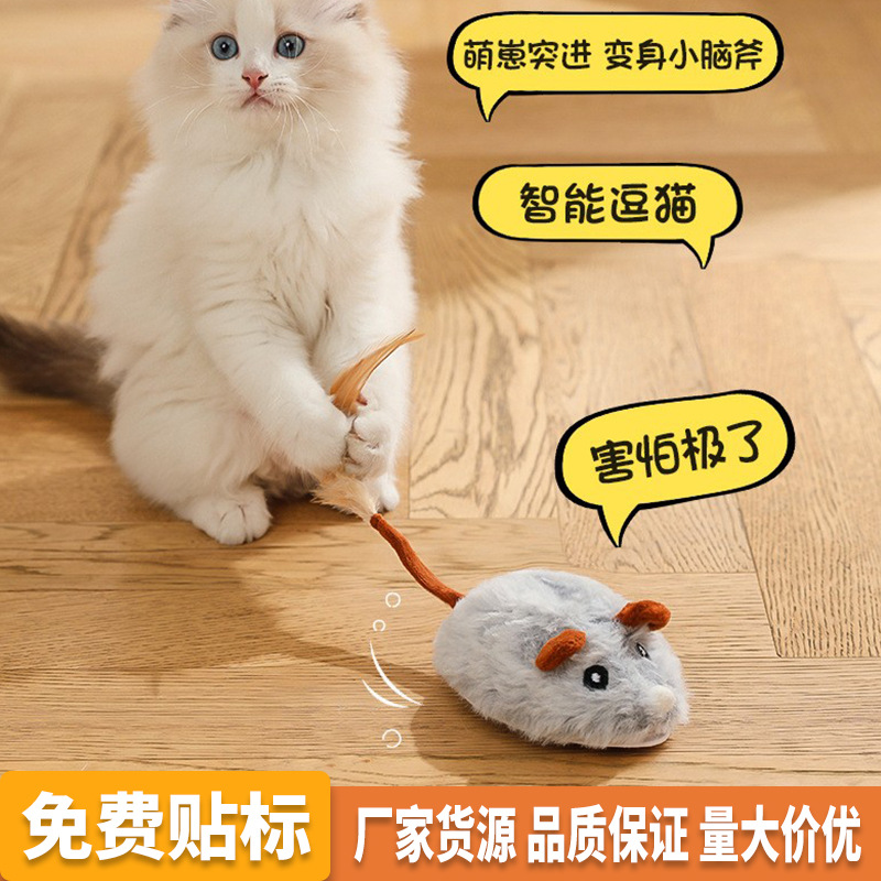 Cat Self-Pleasure and Boredom Relief Electric Mouse Funny Cat Toys and Cat Supplies Collection Bite-Resistant Funny Cat Ball Pet Toys