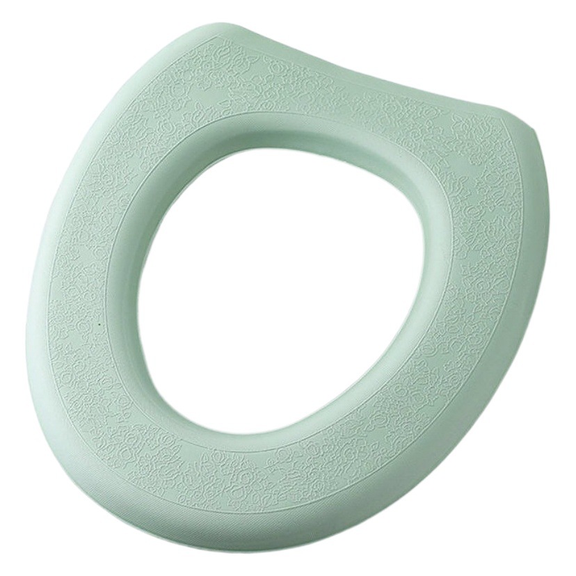 Hogar de espuma EVA estera del inodoro a prueba de agua estera del inodoro universal anillo engrosado adhesivo de dibujos animados pegatinas de aseo