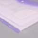 Cross-Border Hot-Selling Vertical Data Storage File Bag A4 11-Hole Loose-Leaf File Bag Pp Snap Plastic File Bag