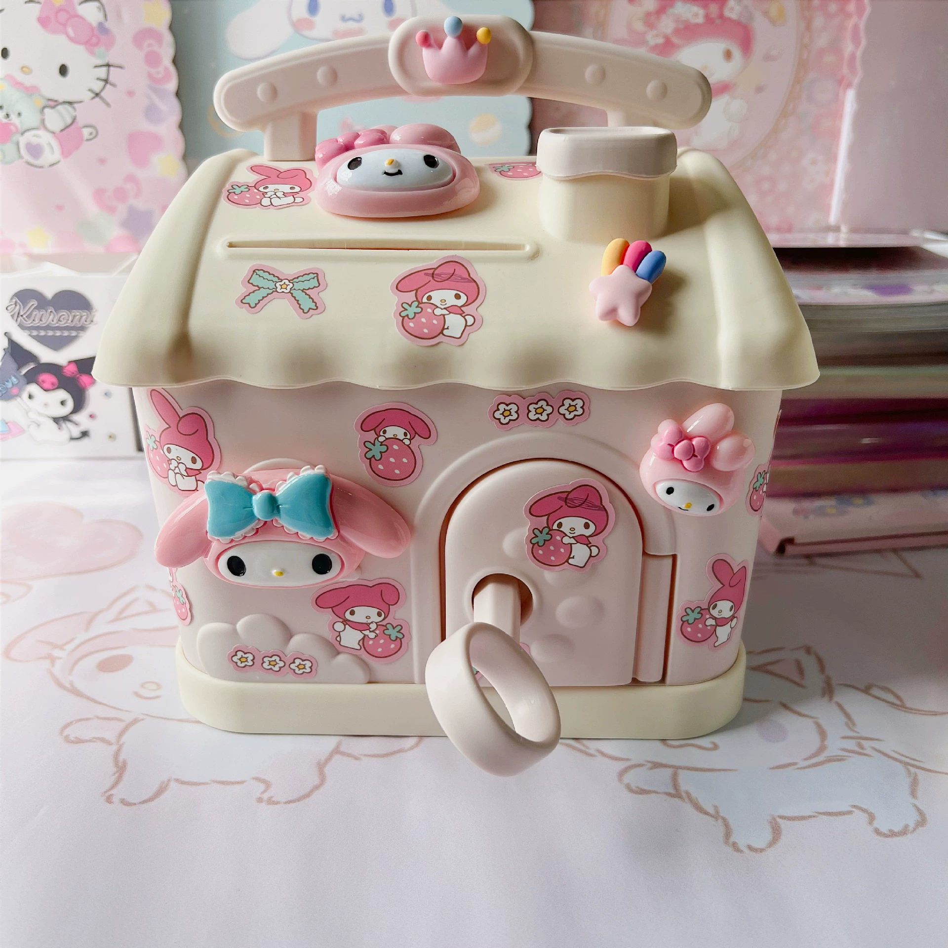 Cute children's coins, wallet, storage box, DIY