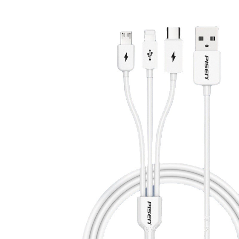 品勝データライン三合一適用アップル14安卓type-c一モップ三多機能充電ケーブル13 11|undefined