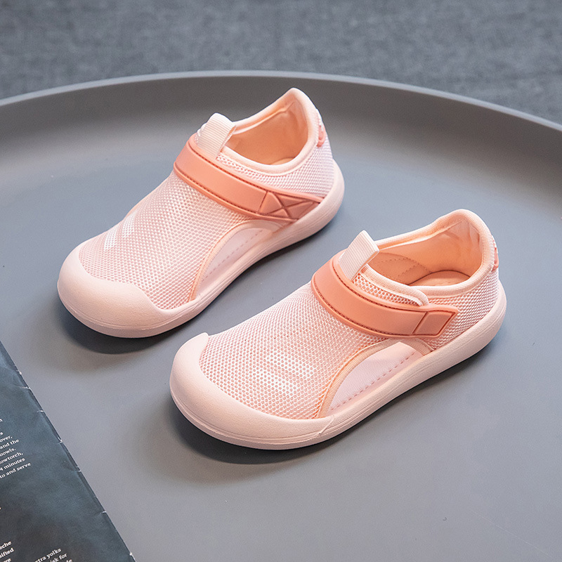 Niños Baotou sandalias de verano 2026 nuevas chicas de moda zapatos de playa suaves zapatos de malla transpirables para niños image 7