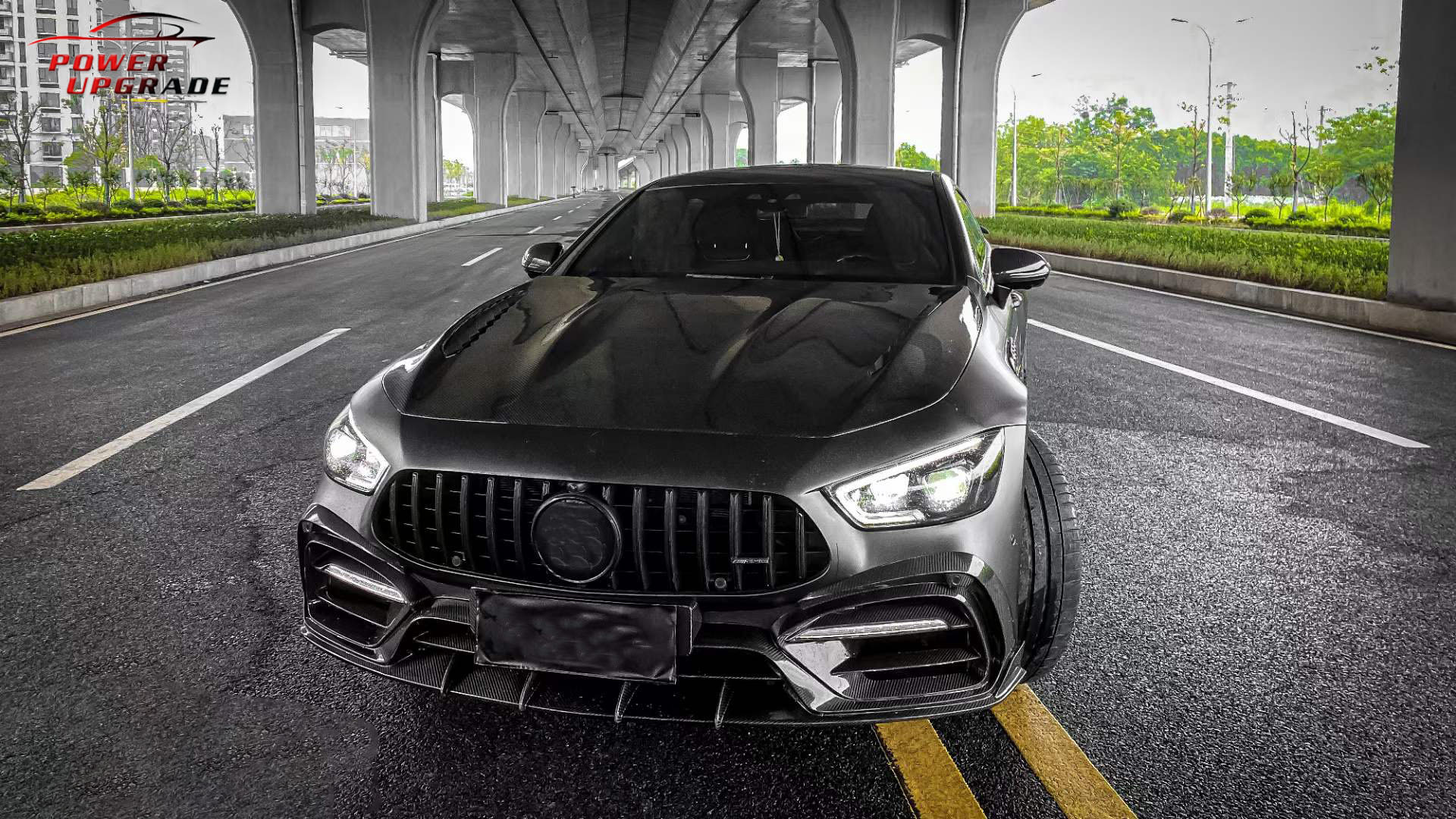 Tc Style Modified Body Kit for Mercedes Amg Gt50 Gt53 Gt63S Upgraded Shark Kit Dry Carbon