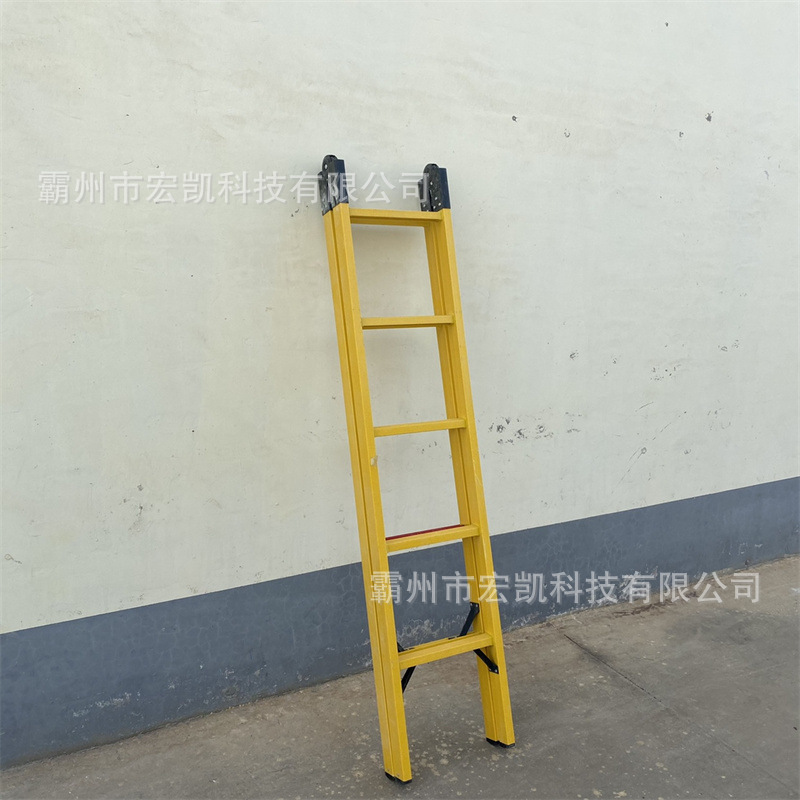 电力施工绝缘梯子玻璃钢人字升降梯鱼竿伸缩梯折叠人字梯关节梯