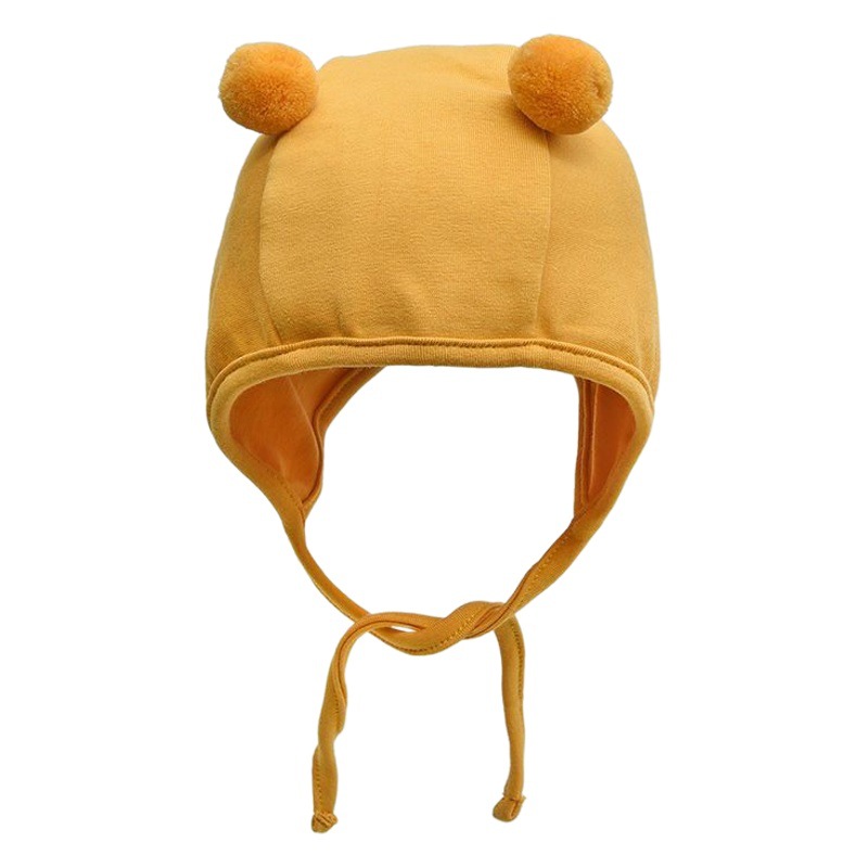 Baby hat spring and autumn baby hat newborn baby cute super cute male and female baby earmuffs children ball cap summer