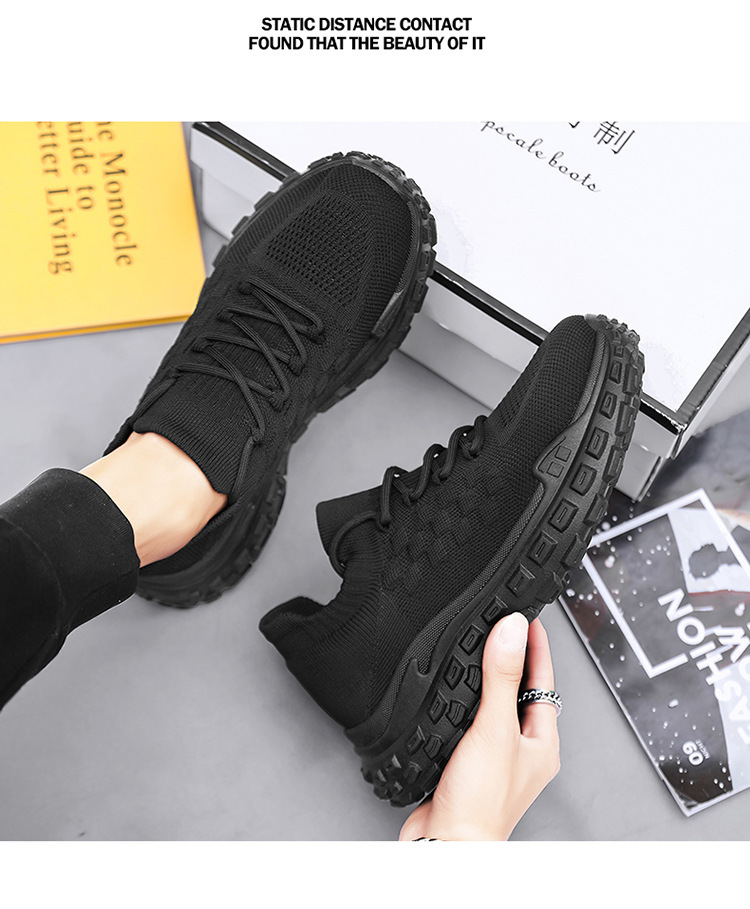 Coconut ins Koreanische Flut Papa Schuhe Jungen fliegen gewebt atmungsaktive Mesh-Bedeckung Füße dicke Unterseite Erhöhung Schuhe Student Herrenschuhe_voghion.com