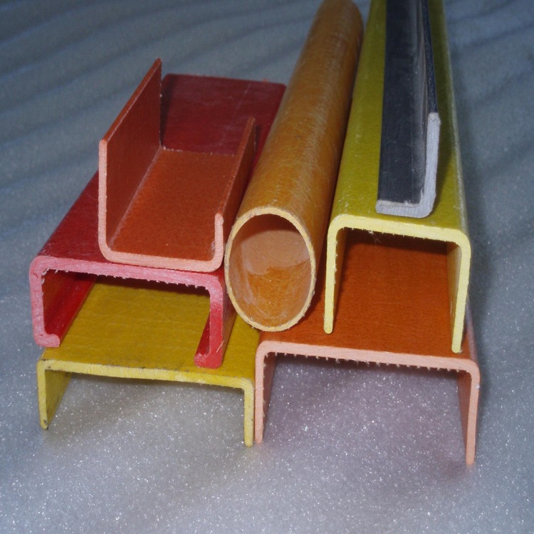 玻璃钢拉挤型材方管圆管圆棒平板盖板方钢角钢檩条带钢玻纤环保