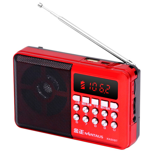 The Jinzheng KK69BT Multi-functional Card Speaker is an elderly radio for portable morning exercises and opera singing, produced by a radio manufacturer.