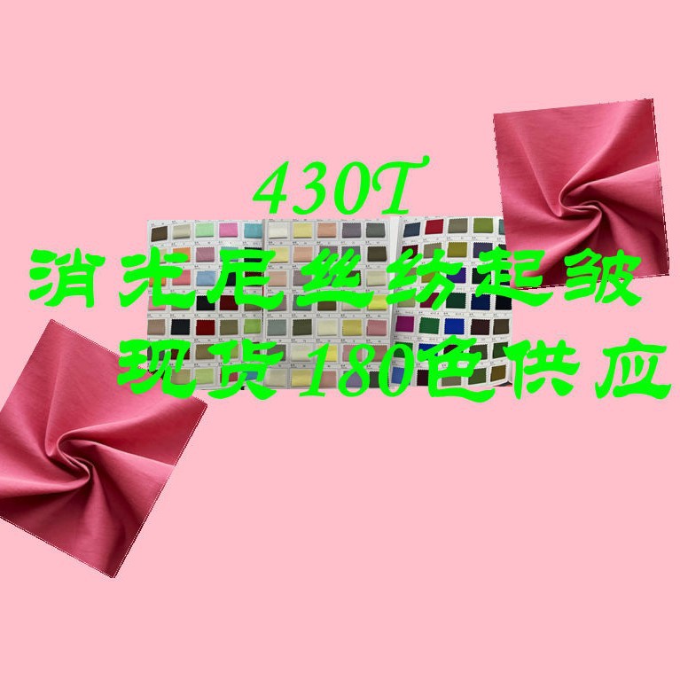 430T消光尼丝纺起皱 全锦防水纹理清晰透气   风衣外套冲锋衣布料