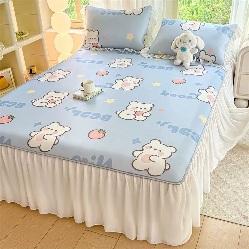 Mat, summer duvet, summer silk set, 4 piece set