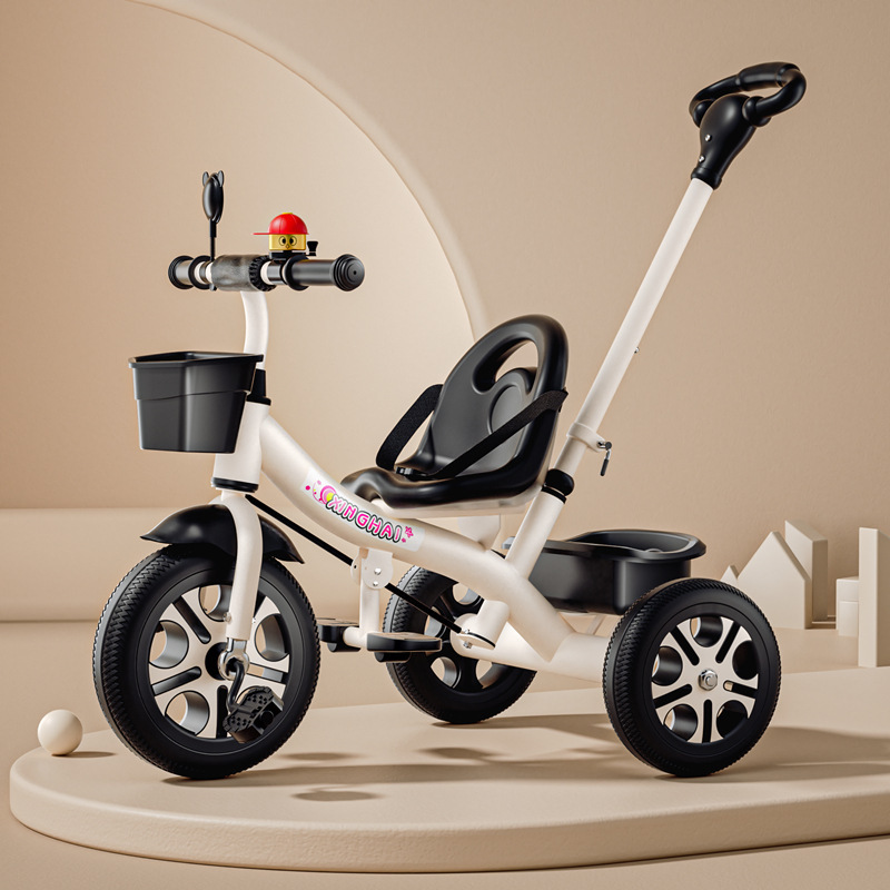Triciclo infantil 1 - 3 - 2 - 6 años de edad, carro de bebé grande, bicicleta, carro de jardín de infantes image 14