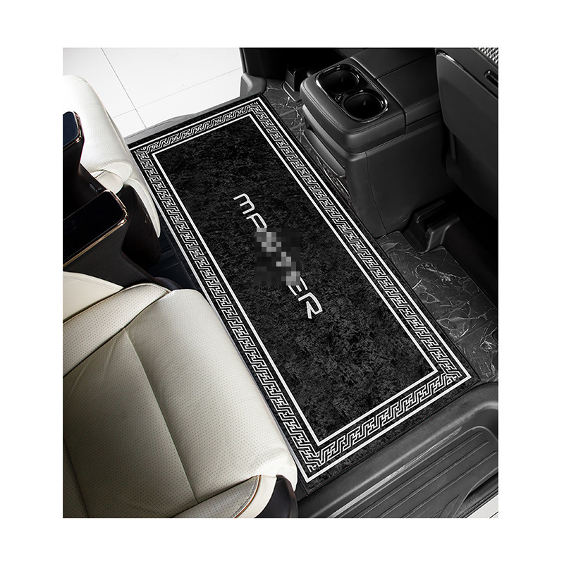 Accesorios de decoración de alfombra de fila media de automóviles comerciales fáciles de limpiar y cuidar productos especiales de automóviles de color sólido, almohadilla de lujo ligera de alto nivel