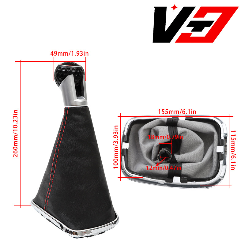 Suitable for Volkswagen Golf 4 Mk4 Gti Jetta 1999-2004 Shift Knob Shift Lever Gear Head