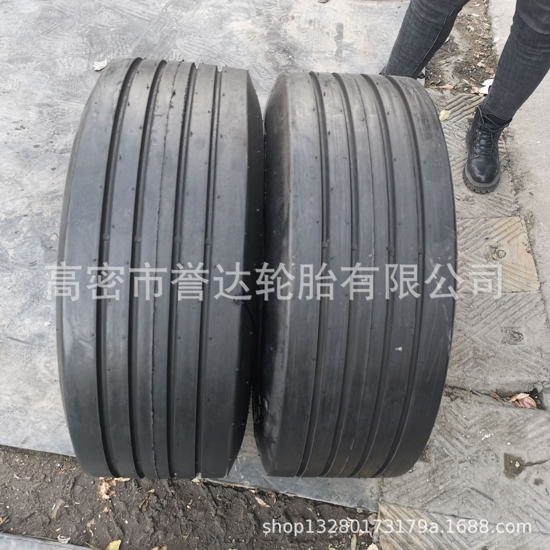 农用收割机9.5L15 14-17.5 11L-16拖拉机打捆机轮胎F1直沟导向花