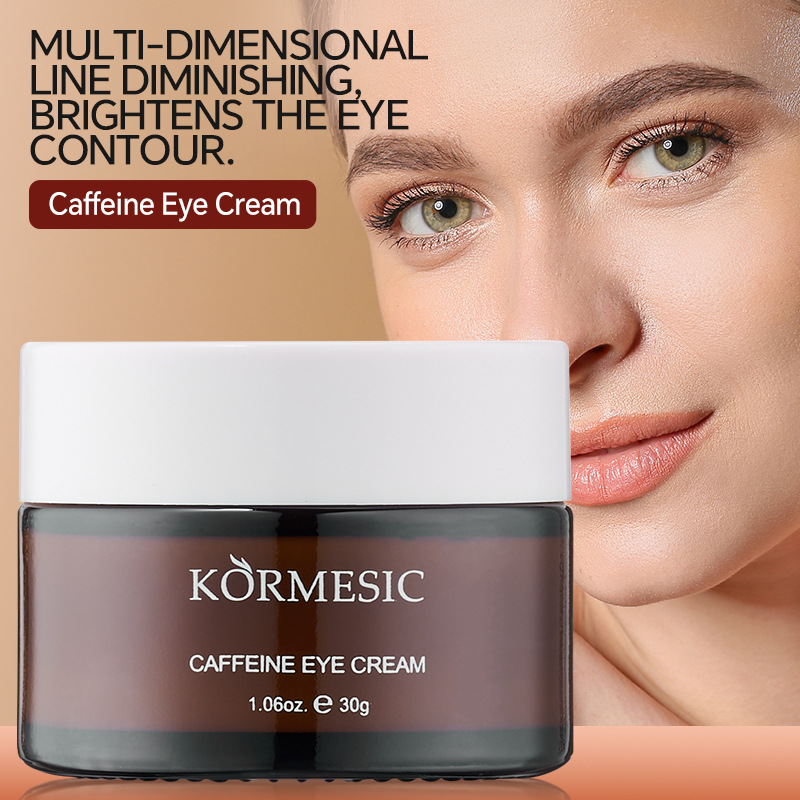 Kormesic Cross-Border Caffeine Eye Cream Eye Cream Gentle and Brightening Eye Area Export Spot Manufacturer Wholesale
