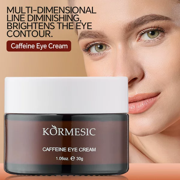 Kormesic Cross-Border Caffeine Eye Cream Eye Cream Gentle and Brightening Eye Area Export Spot Manufacturer Wholesale