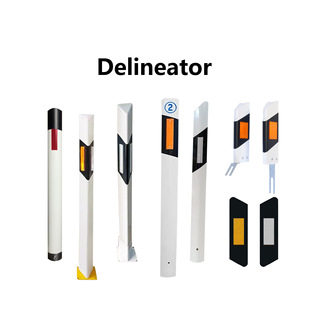 Fiberglass Contour Marker Highway Boundary Marker Traffic Sign Pile Triangular Road Manganese Steel Sheet Contour Marker Reflective Marker