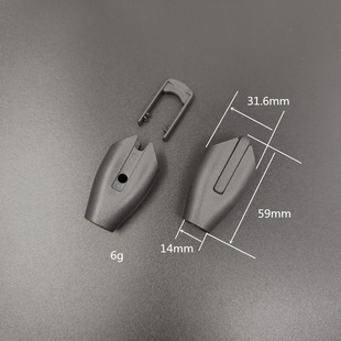 Dog Rope Buckle Traction Rope Accessories Casing Pet Lasso Tube Double Hole Clamp Plastic Buckle Pet Supplies Dog Buckle Round Rope Buckle