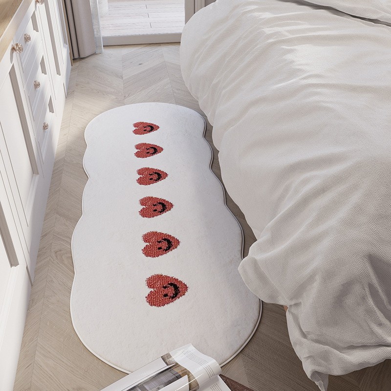 Cute cartoon alien bedroom bedside rug balcony cushion cool tatami home thick carpet living room floor mat