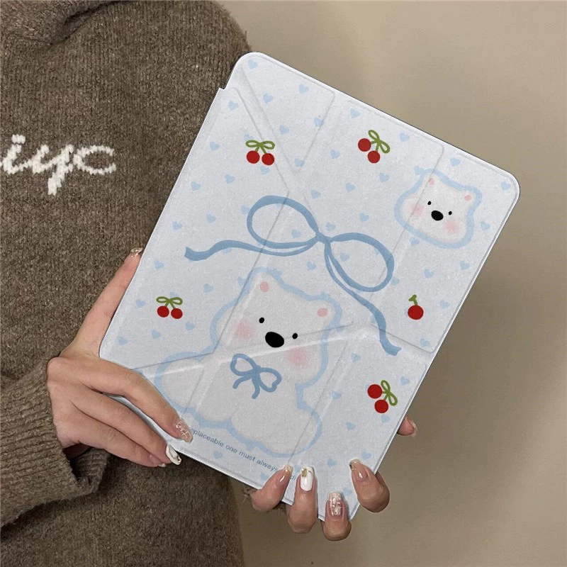 Вишневая бабочка Западная Хайленд Y-образной формы, подходит для Apple iPad11, чехол для Air7/6, защитная обложка PRO с местом под стилус