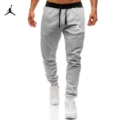 Light gray-black waist-white label