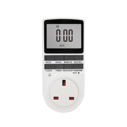 Manufacturer supplies British-style large screen timer switch socket electronic timer kitchen socket