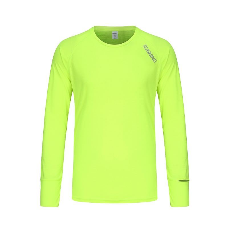 Nuevos deportes de manga larga Camiseta de los hombres corriendo ropa de secado rápido entrenamiento de baloncesto ropa de ciclismo que absorbe el sudor bottoming top image 11