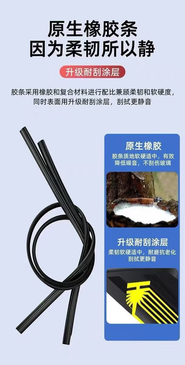 11-Inch Rubber Strips Suitable for Wiper Blades Mg6/5/7, Mg Zs, Mg Gt, Mg Rx, New Mg6 Frameless Wiper Blades