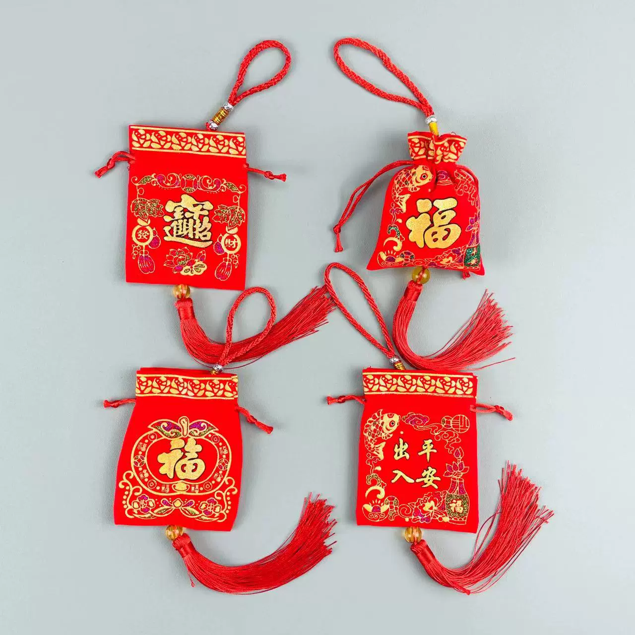 端午节护身符御守香包囊随身祈福袋子空袋随身荷包胎毛袋锦囊车挂