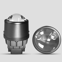 汽车LED雾灯双光透镜3寸双直射激光大灯雾灯85W大功率LED透镜防水