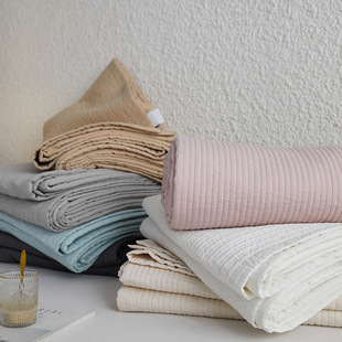 South Korea double-sided cotton bed cover washed pure cotton quilted tatami thickened non-slip bed sheet Four Seasons thin quilt
