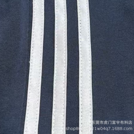 罗纹布针织面料条子布料牙签条竹节条微弹山东绸缎布料闪光莱卡缎
