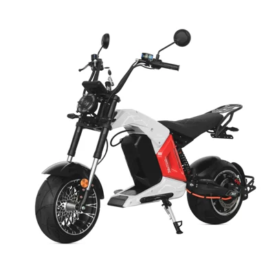 Eec Dot Adult Scooter Two-Wheeled Motorcycle Harley Electric Car Hm-8 Cross-Border Overseas Warehouse Straight Hair (Elektrikli motosikletlər)