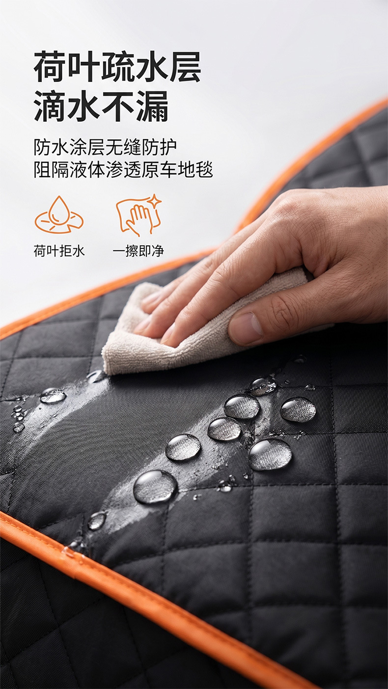 Car Pet Mat, Thickened Oxford Cloth Dog Mat, Waterproof and Dirt-Resistant, Multifunctional Storage Bag, Suv Car Trunk Mat