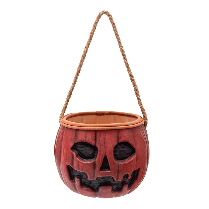 ハロウィンクロスボーダー新しいカボチャランタンラテックス音と光センサーポータブルカボチャバケツ装飾品子供のキャンディーおもちゃ|undefined