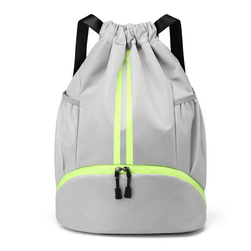 Bolsa deportiva ligera separación seca y húmeda bolsa de natación bolsa de baloncesto fútbol mochila de hombro abertura de la correa de dibujo bolsa portátil de gran volumen de espacio image 11