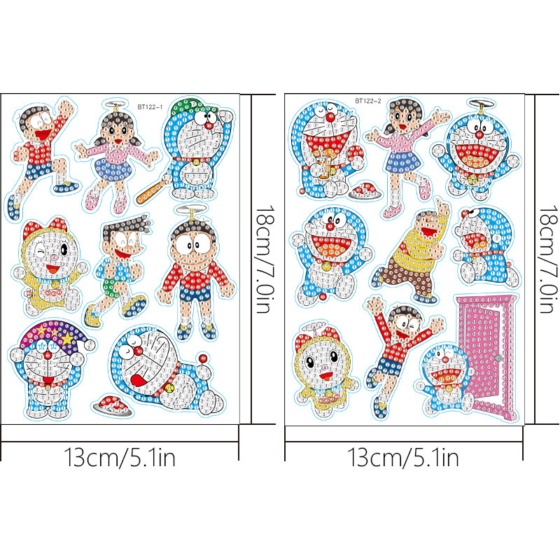 Dibujos animados Dingdong Robot Gato Diamante