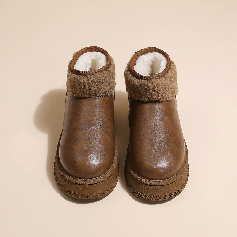若纪 Warm winter boots, universal shoes for leisure