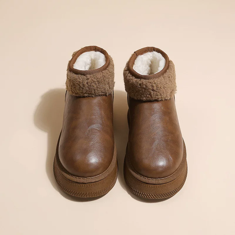若纪 Warm winter boots, universal shoes for leisure