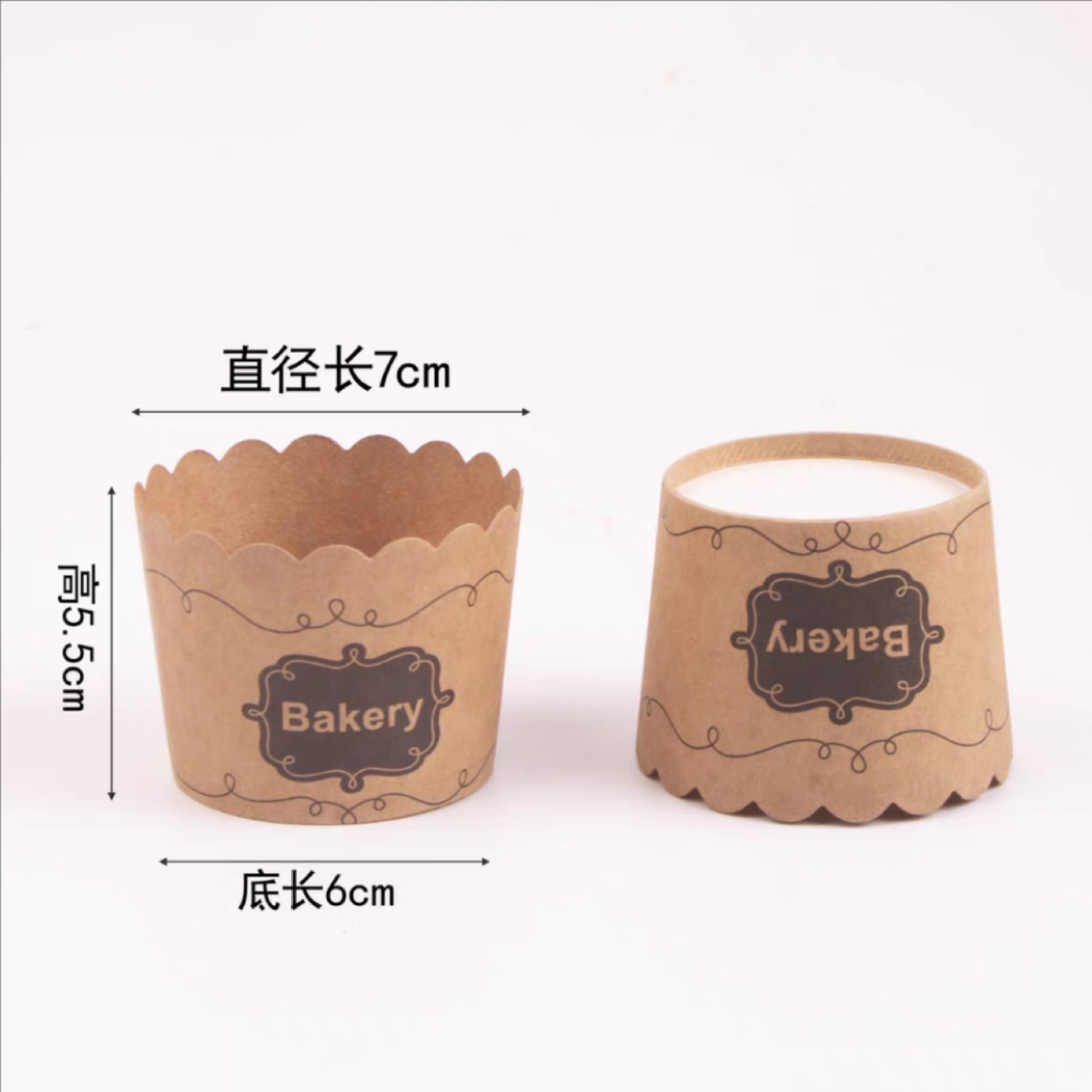 Taza de papel para pastel de papel para horno de evaporación para hornear resistente a altas temperaturas muffin pequeño y medio soporte de papel molde de pastel doméstico image 9