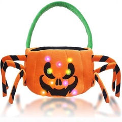 ハロウィンギフトキャンディバッグ子供用キャンディギフトカボチャバッグ装飾バケツカボチャバッグポータブル小道具