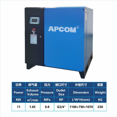 220V Small High-Pressure Air – Hava kompressorları - 11kw-permanent-magnet-frequency-conversion