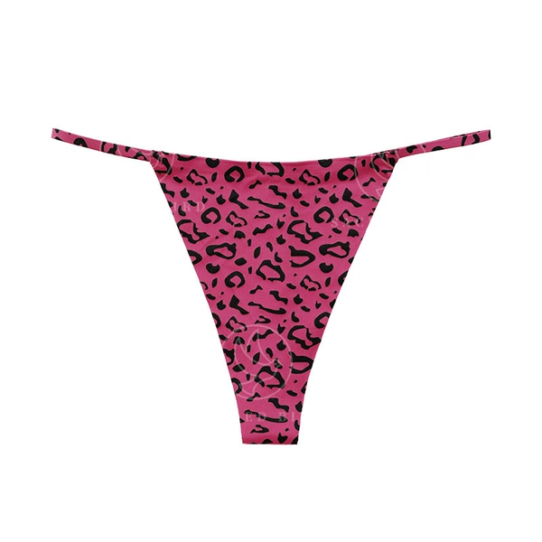 Rose red bottom leopard print print