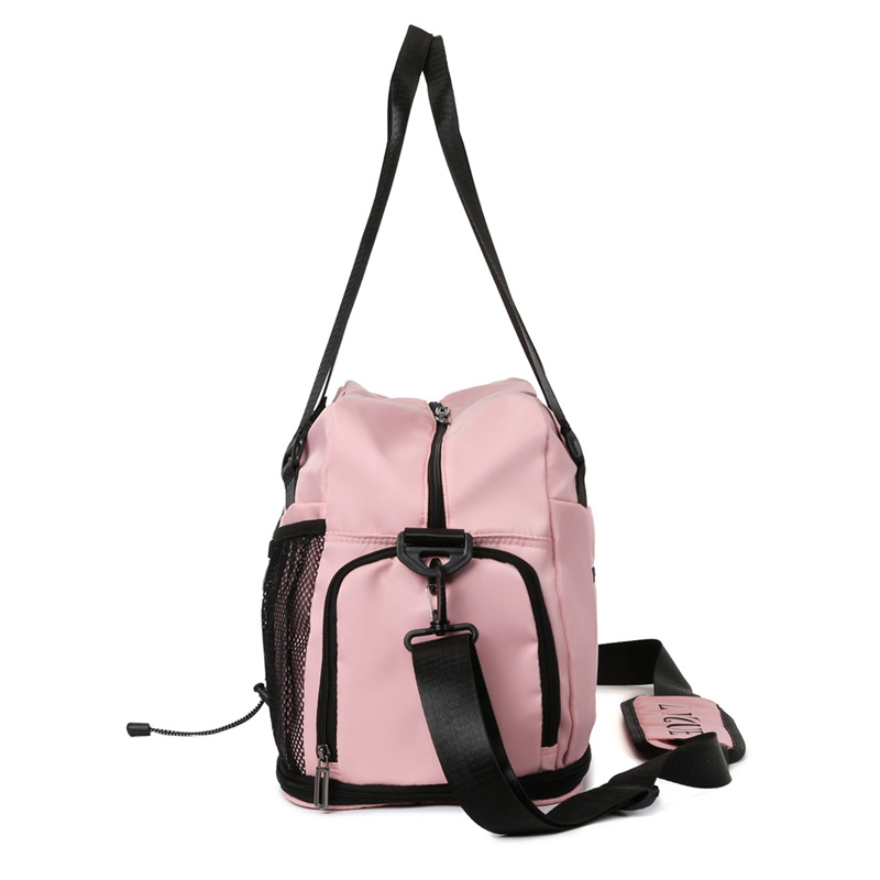 Bolsa de yoga deportiva de moda súper caliente de comercio exterior, bolsa de almacenamiento de equipaje de gran capacidad separada en seco y húmedo, bolsa de viaje al aire libre de corta distancia