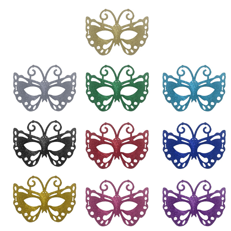 Amazon nuevo carnaval polvo brillante abeja máscara de mitad de cara máscara de fiesta máscara de Halloween