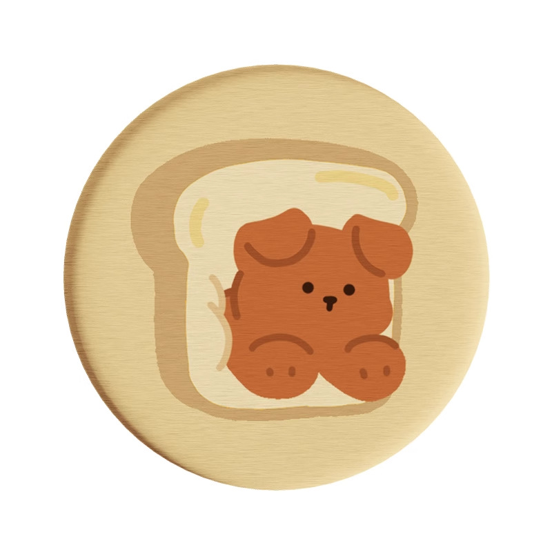 Posavasos de café de oficina de dibujos animados, posavasos de escritorio, posavasos de agua redondos, almohadillas absorbentes de agua de barro de diatomeas, encimera de secado rápido