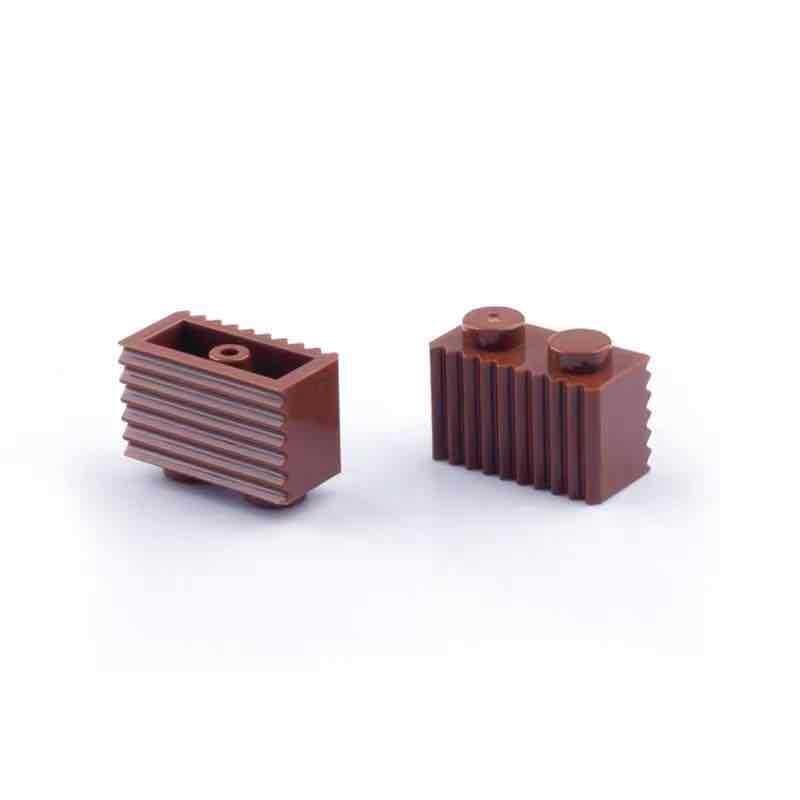 1.0kg 約1440個 1×2 縦横波形壁都市建築ブロックパーツ レゴ2877と互換性あり|undefined