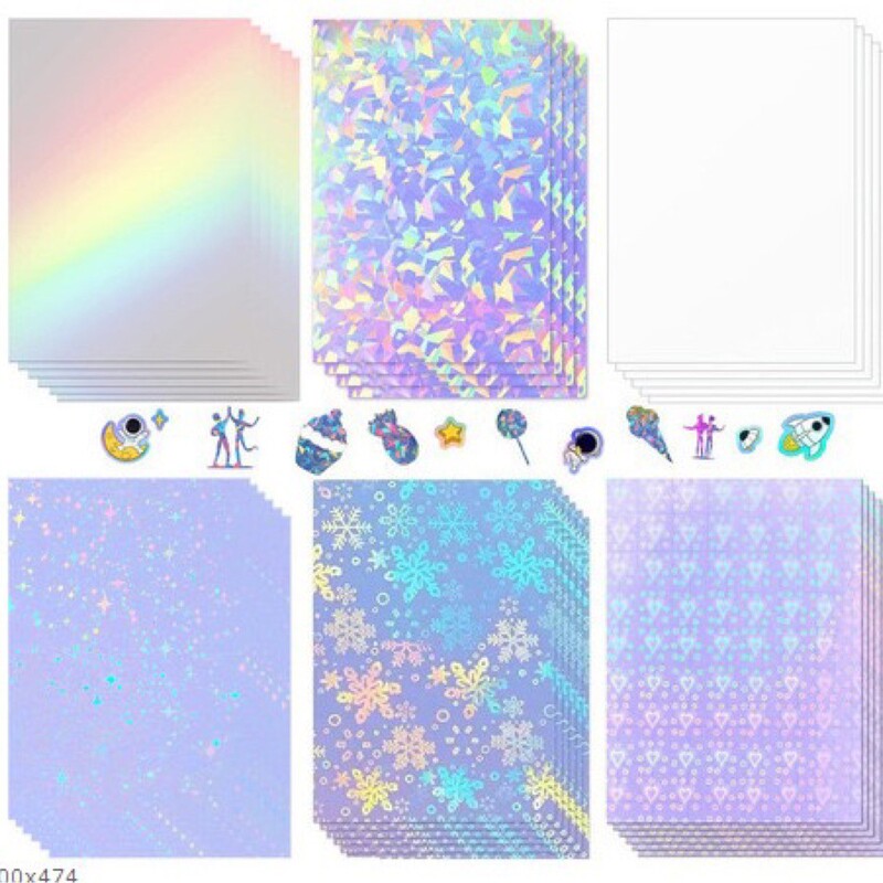 Bopp Protective Film Ink Dot Plain Laser Cold Laminating Film A4 Self-Adhesive Self-Adhesive Laser Sticker Photo