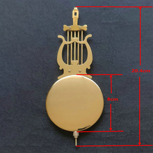 机械挂钟摆机械摆座钟摆卡通钟表配件金属摆老式机械挂钟批发用