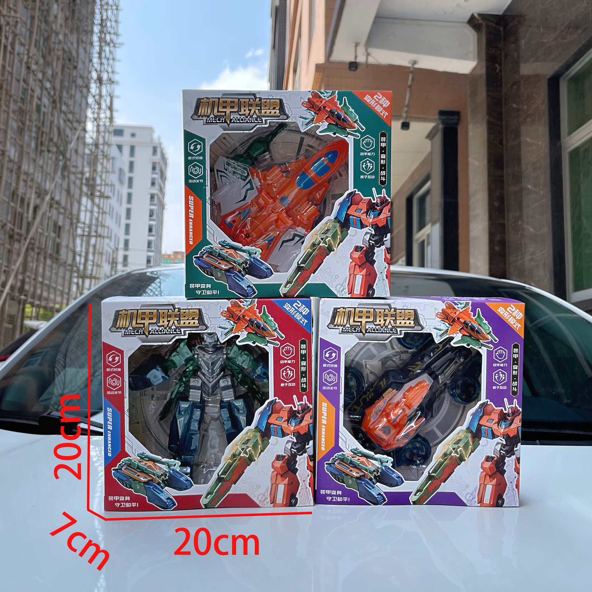 Robot transformador King Kong Wasp Optimus, coche Digital para niños, juguete para niño, conjunto con caja de regalo
